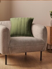 Silentnight Green Quilted Cushion - Image 1 of 9