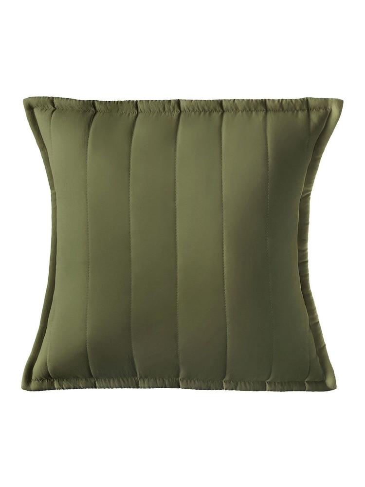 Silentnight Green Quilted Cushion - Image 2 of 9