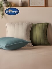 Silentnight Green Quilted Cushion - Image 6 of 9