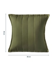 Silentnight Green Quilted Cushion - Image 7 of 9