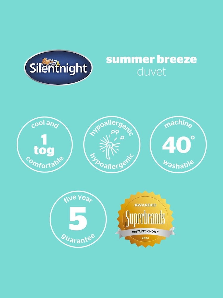 Silentnight Summer Breeze Duvet 1.0 Tog - Image 9 of 9