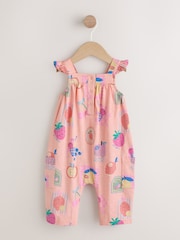 Eiscreme-Design, Pink - Langer Baby-Jersey-Strampler (0Monate -3Jahre) - Bild 2 von 7