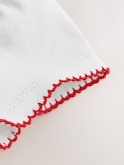 Red Gingham Printed Baby Dungarees and Bodysuits Set 2 Piece (0mths-2yrs) - Image 9 of 11