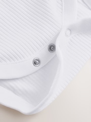 Pink and White Stripe Baby Dungarees and Bodysuits Set 2 Piece (0mths-2yrs) - Image 4 of 9