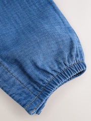 Albastru denim - Salopetă Bebeluș cu picior lung (0luni-2ani) - Imaginea 7 din 7