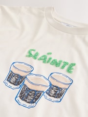 Ecru St. Patrick's Day Graphic Short Sleeve T-Shirt - Image 8 of 8