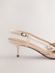 Bone Forever Comfort® Harness Slingback Heels - Image 3 of 5