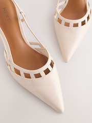 Bone Forever Comfort® Harness Slingback Heels - Image 9 of 9