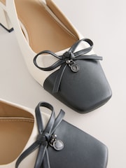 Bone Forever Comfort® Slingback Square Toe Block Heels - Image 5 of 9