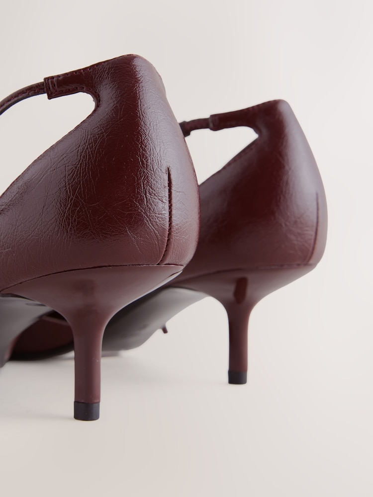 Purple Forever Comfort® Point Toe Bow Two Part Heels - Image 5 of 5 Purple Forever Comfort® Point Toe Bow Two Part Heels - Image 5 of 5