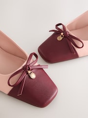 Pink Forever Comfort® Slingback Square Toe Block Heels - Image 9 of 10