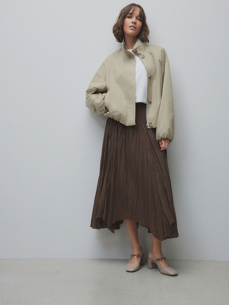 Nude Forever Comfort® Round Toe Slingback Charm Block Heels - Image 2 of 9 Nude Forever Comfort® Round Toe Slingback Charm Block Heels - Image 2 of 9