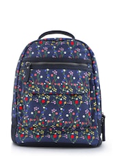 Pavers Navy Floral Print Backpack - Image 1 of 4