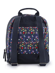 Pavers Navy Floral Print Backpack - Image 3 of 4