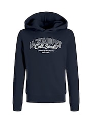 JACK & JONES Junior Blue Hoodie And Joggers Set - Image 2 of 4