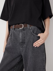 Hush Brown Polly Suede Belt - Image 4 of 5