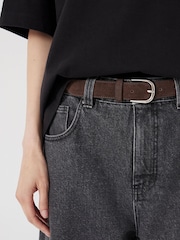 Hush Brown Polly Suede Belt - Image 5 of 5