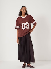 Hush Purple Millie Godet Maxi Skirt - Image 2 of 7