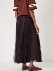 Hush Purple Millie Godet Maxi Skirt - Image 4 of 7