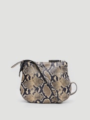 Hush Animal Zippy Crescent Leather Cross-Body Bag - Image 4 of 6