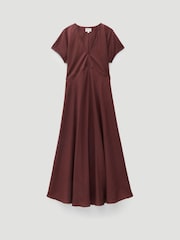 Vestido longo com decote em V e fluxo de ar Hush Grace - Imagem 6 de 6