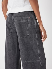 Hush Black Bree Barrel Leg Jeans - Image 3 of 7
