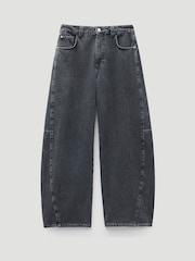 Hush Black Bree Barrel Leg Jeans - Image 7 of 7
