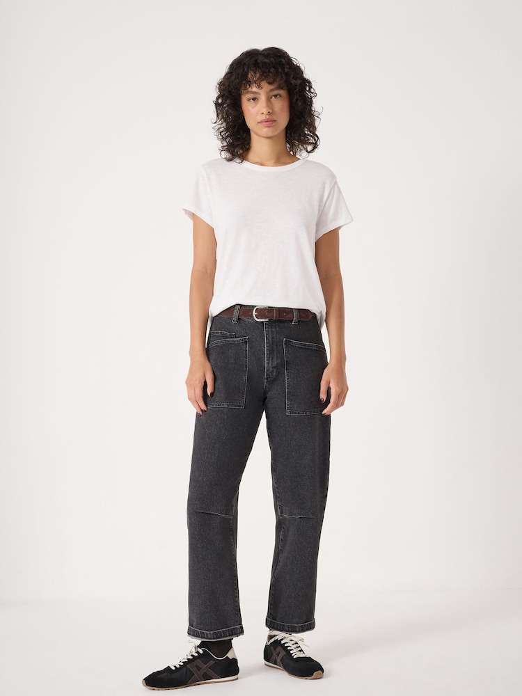 Hush Black Cordi Barrel Leg Jeans - Image 1 of 7