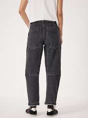 Hush Black Cordi Barrel Leg Jeans - Image 3 of 7
