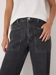 Hush Black Cordi Barrel Leg Jeans - Image 5 of 7