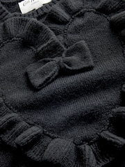 Cath Kidston Black Knitted Heart Crew Neck Jumper - Image 7 of 8