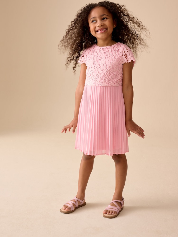 Pale Pink Occasion Dress (3-16yrs) - Image 1 of 9