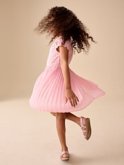 Pale Pink Occasion Dress (3-16yrs) - Image 3 of 9
