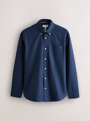 Bleumarin - Mânecă lungă - Lightweight Pocket Oxford Shirt - Imaginea 1 din 3
