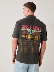 Charcoal Grey Guns - Chemise manches courtes à imprimé - Image 1 de 8