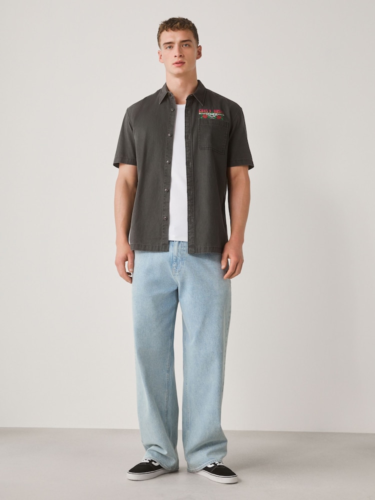 Charcoal Grey Guns - Chemise manches courtes à imprimé - Image 2 de 8