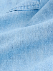 Bleach Denim Western Styling Long Sleeve Shirt - Image 9 of 9