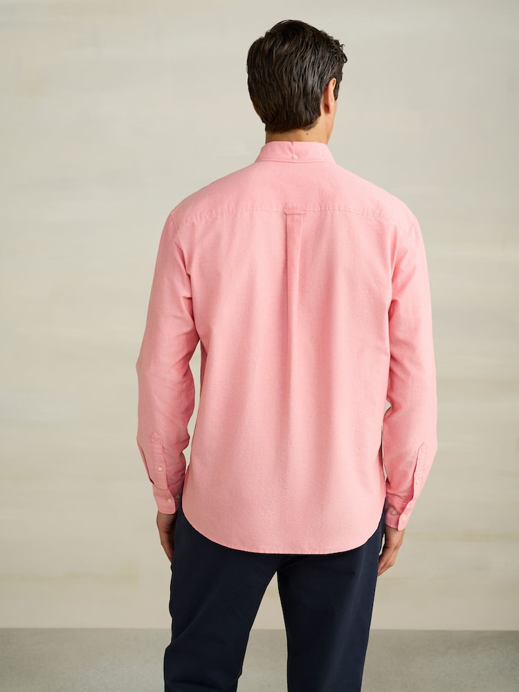 coral pink dress shirt Pink Coral Tailored Slim Fit Mens Dress Shirt Wrinkle Free Spread Collar By  AZAR