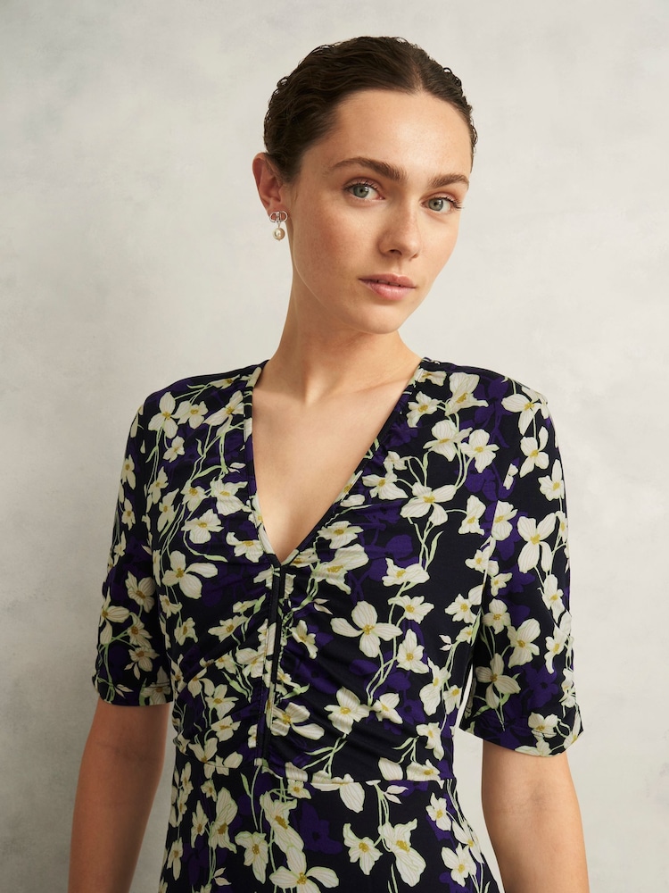 Buy Hobbs Blue Petite Petite Peyton Dress from Next Belgium