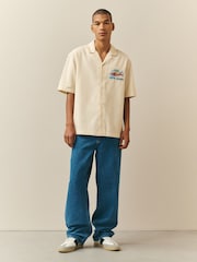 Ecru Keith Haring Print Short Sleeve Shirt - Image 3 of 10