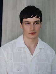 Ecru White Broderie Patterned Short Sleeve Shirt - Image 4 of 7