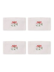 Sophie Allport Set of 4 Mistletoe Napkin Rings - Slika 3 iz 4