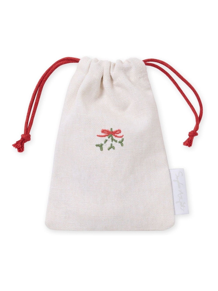 Sophie Allport Set of 4 Mistletoe Napkin Rings - Slika 4 iz 4