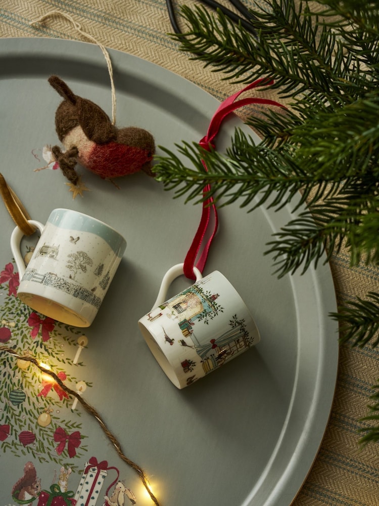 Sophie Allport Mini Cosy Christmas Bauble Mug - Image 1 of 2