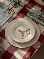 Sophie Allport White Cosy Christmas China Side Plate - Image 1 of 4