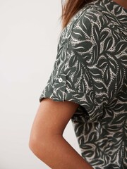 Mint Velvet Green Green Leaf Print Shirt - Image 6 of 7