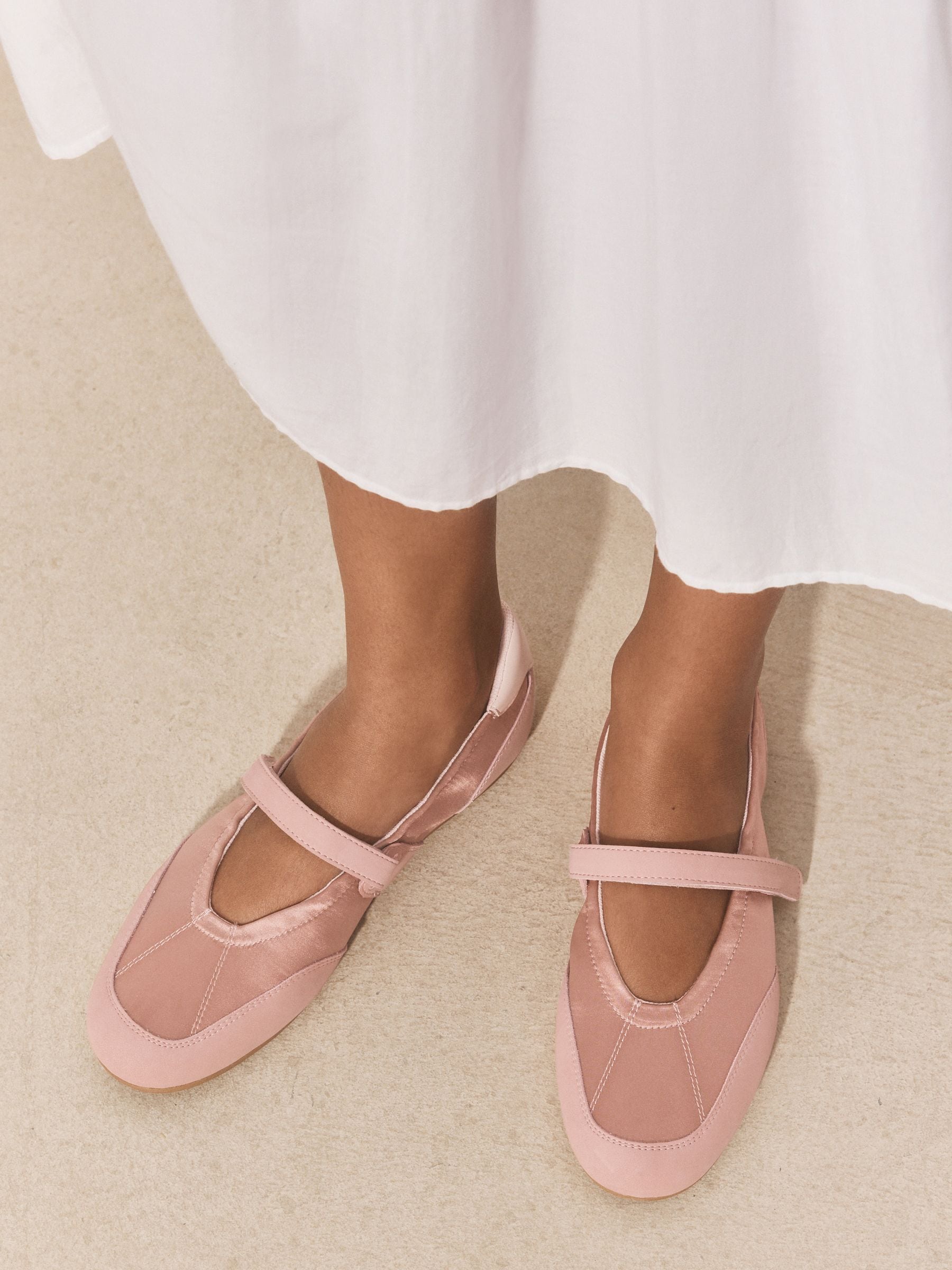 Buy Pink Forever Comfort® Sneakerina Flats from Next USA
