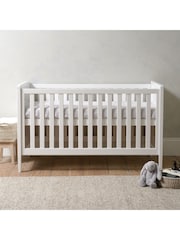 Cotswold Company Pure White Pensham Classic Cot Bed - Image 1 of 6