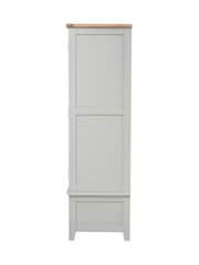 Cotswold Company Dove Grey Chester Single Wardrobe - Image 3 of 6