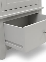 Cotswold Company Dove Grey Chester Single Wardrobe - Image 6 of 6
